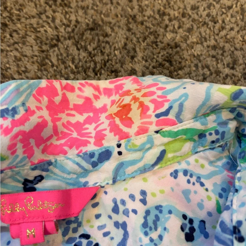Lilly Pulitzer Shirtdress Coverup - Picture 2 of 4